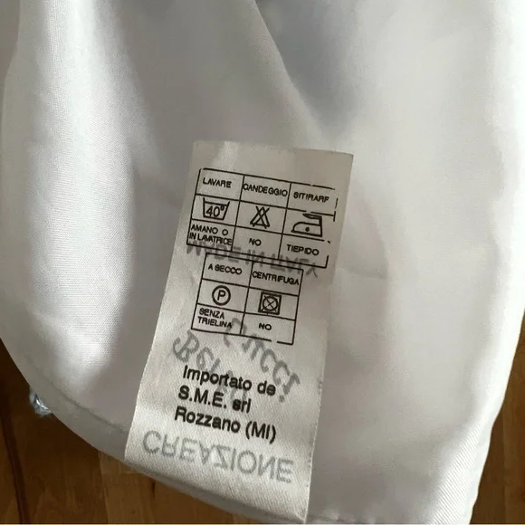 Vintage 90s Y2K Berto Lucci Made in Italy Barbiecore Baby Blue Tweed Mini Skirt - Picture 11 of 13